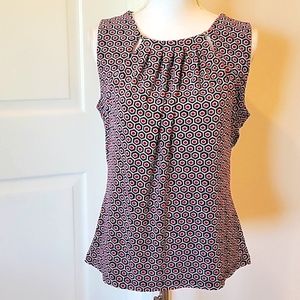🍃 Tommy Hilfiger womens top shirt sleeveless Sz L/G/G